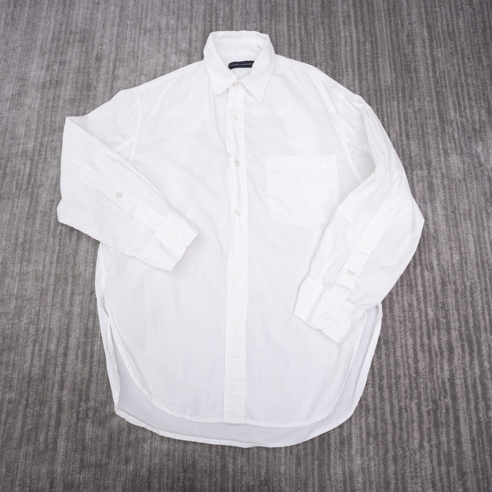 Citizens of Humanity Button Up Shirt Mens S White Good Long Sleeve Cotton